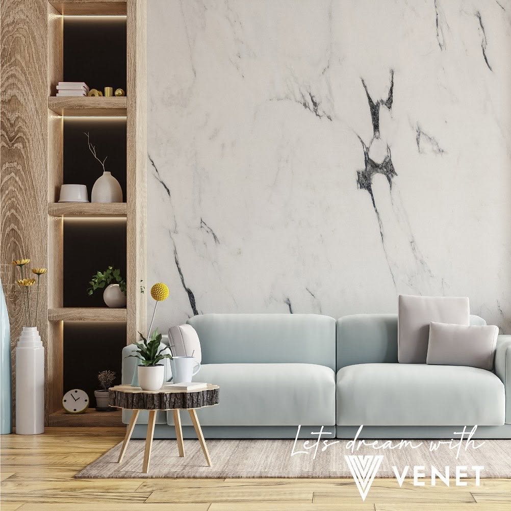 Venet LLC custom stone countertop installation in a finished Florida kitchen