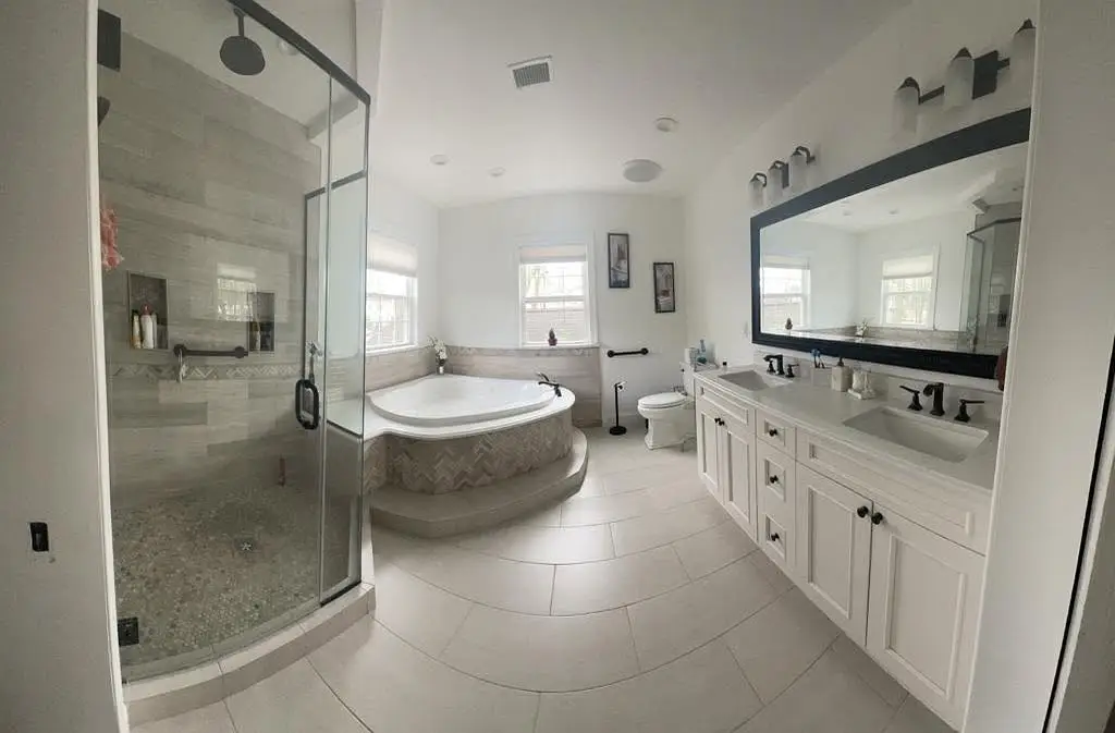 Luxury Bathroom Remodel project completed by Venet LLC in Tampa Bay, Florida
