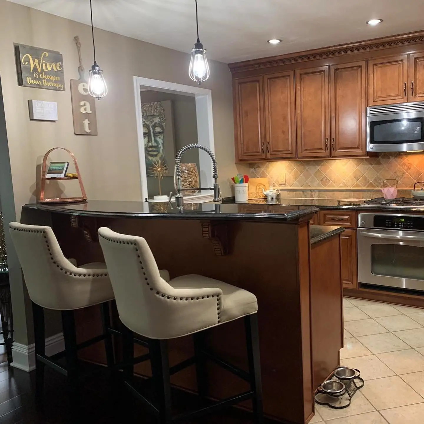 Granite Kitchen Countertops project completed by Venet LLC in Tampa Bay, Florida