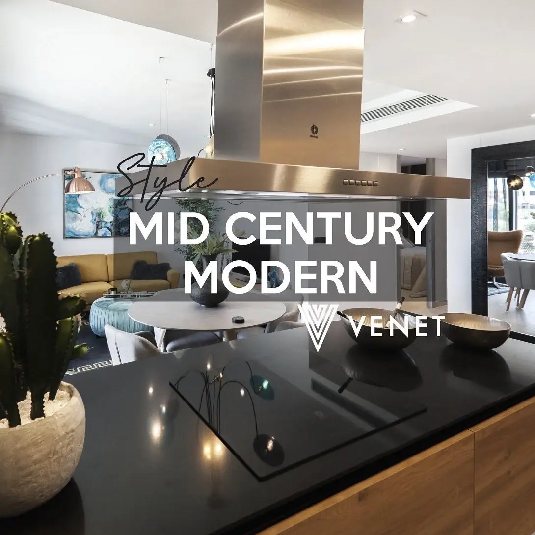 Mid Century Kitchen Design project completed by Venet LLC in Tampa Bay, Florida