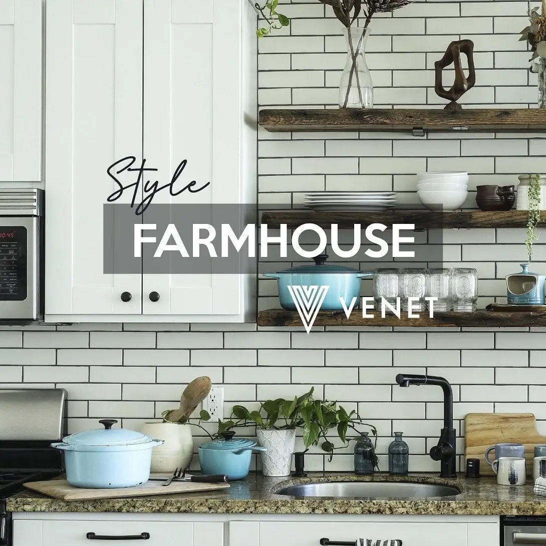 Farmhouse Kitchen Design project completed by Venet LLC in Tampa Bay, Florida